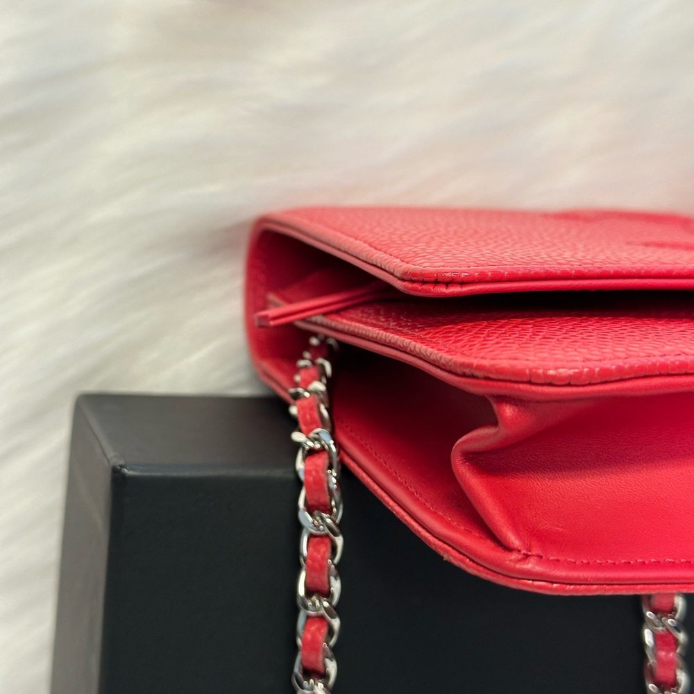 Chanel Caviar Leather Small Flap Bag with Chain - Picture 15 of 17